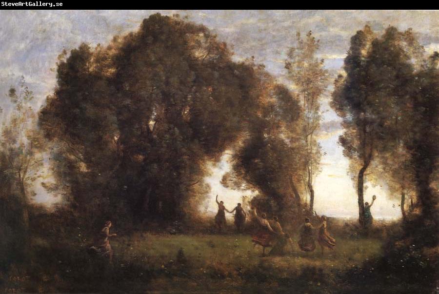 Corot Camille The dance of the nymphs